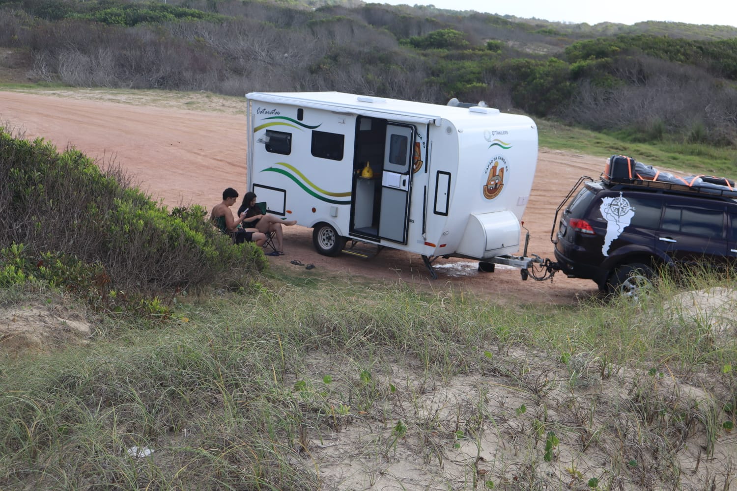 Trailer Q'Trailers em Punta del Diablo, Uruguai