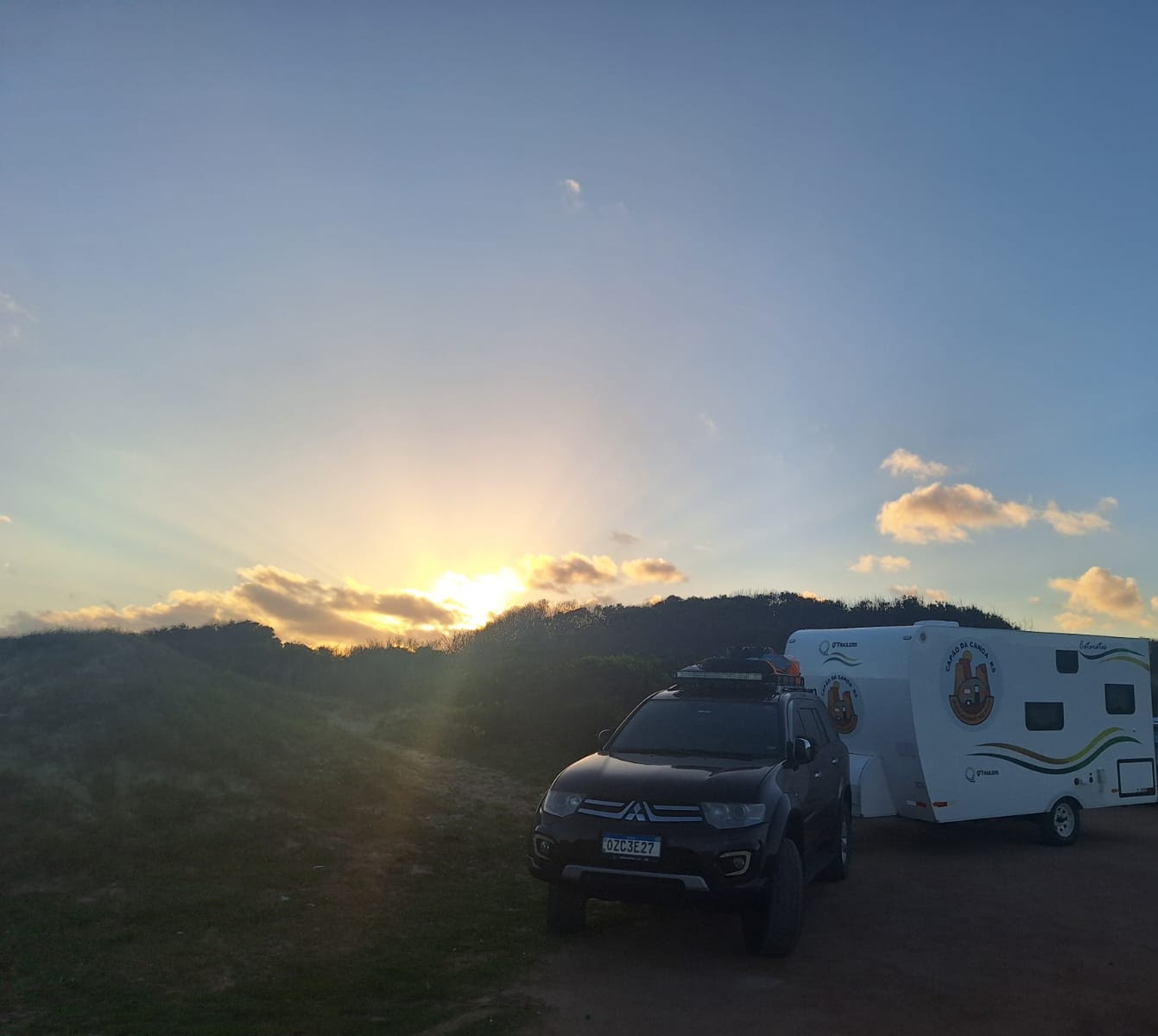 Trailer Q'Trailers em La Paloma, Uruguai